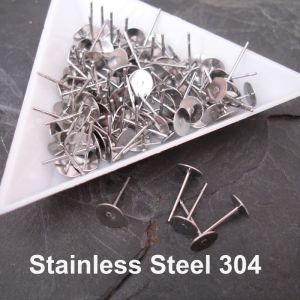 Puzety s ploškou 6mm - nerezová ocel 304 (Stainless Steel) - 10 ks