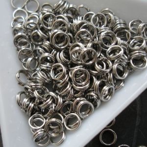 Dvojité kroužky 5x0,7mm chirurgická ocel 316L (Stainless Steel) - 10 ks