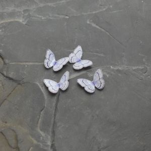 kabošon plastový motýlek 10,5x15,5x3,5mm - lila