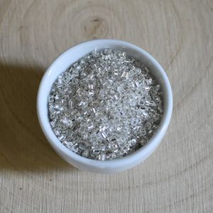Rokajl sekaný cca 2,5 mm - stříbrný | 10 g, 50 g
