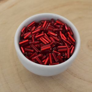 Rokajl tyčinky cca 6 mm - červené | 10 g, 50 g